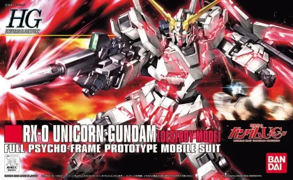 1/144 HG RX-0 Unicorn Gundam Destroy Mode